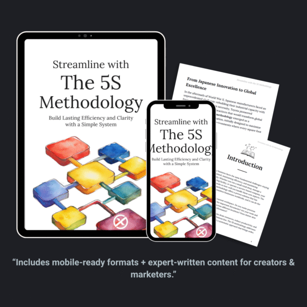 The 5S Methodology - Your Answer to Clutter, Waste, and Lost Productivity